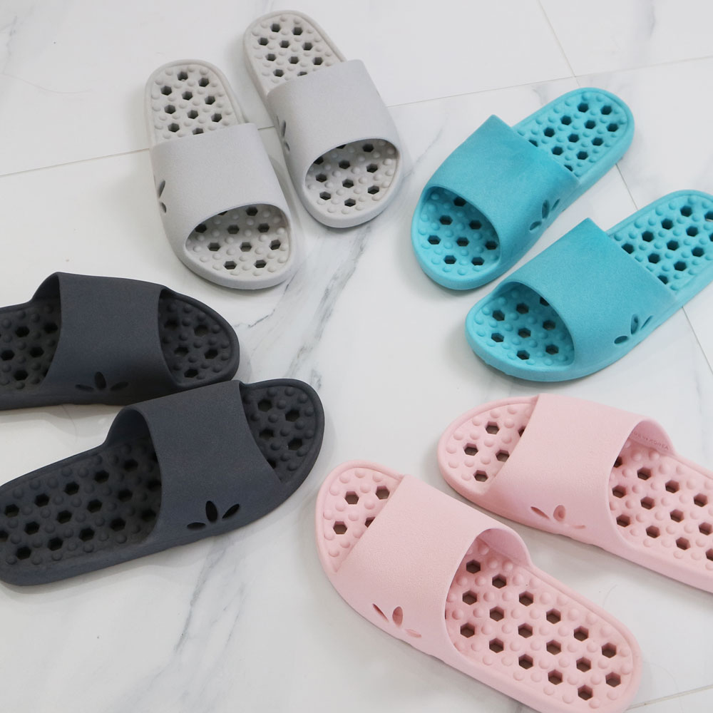 육각지압 욕실슬리퍼